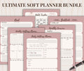 Ultimate Wellness Planner Bundle | 6 Printable Planning Templates | Daily, Weekly, Monthly, Gratitude, Habit & Reset PDF
