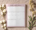 Weekly Planner Printable | Soft Romantic Wellness Planner PDF | Intentional Routine